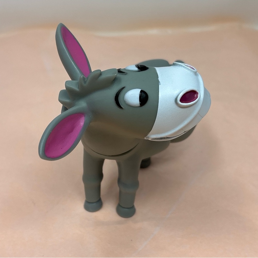 Gray Donkey Action Figure Toy with Pink Accents - Picture 14 of 14
